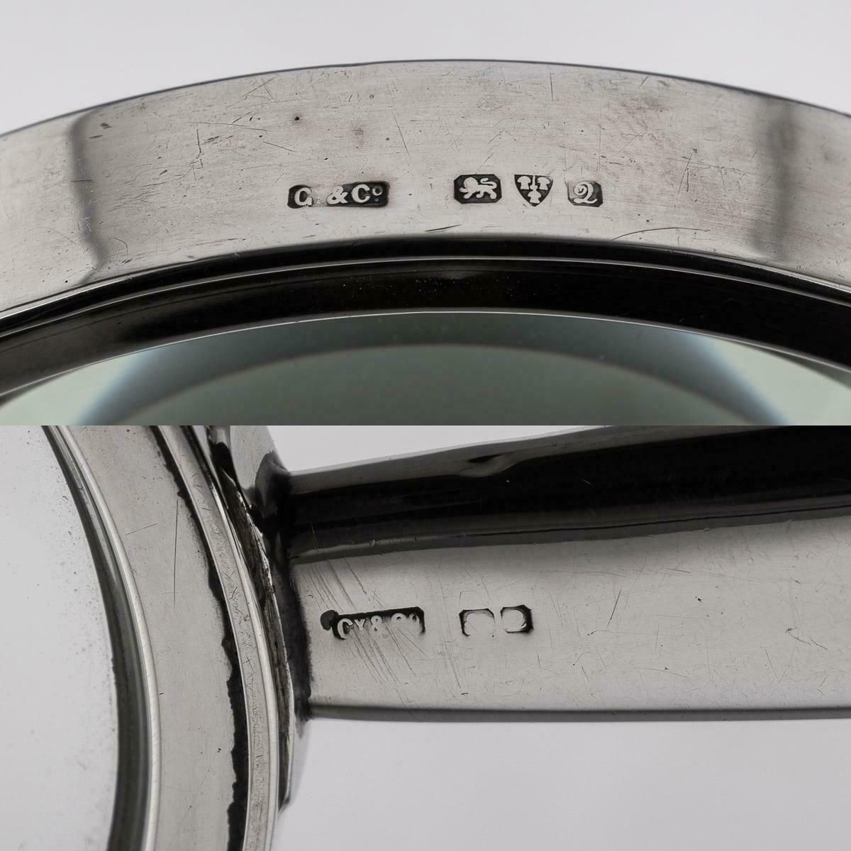 Antique 20th Century English Solid Silver Magnifying Glass, Chester C.1916 photo vintage