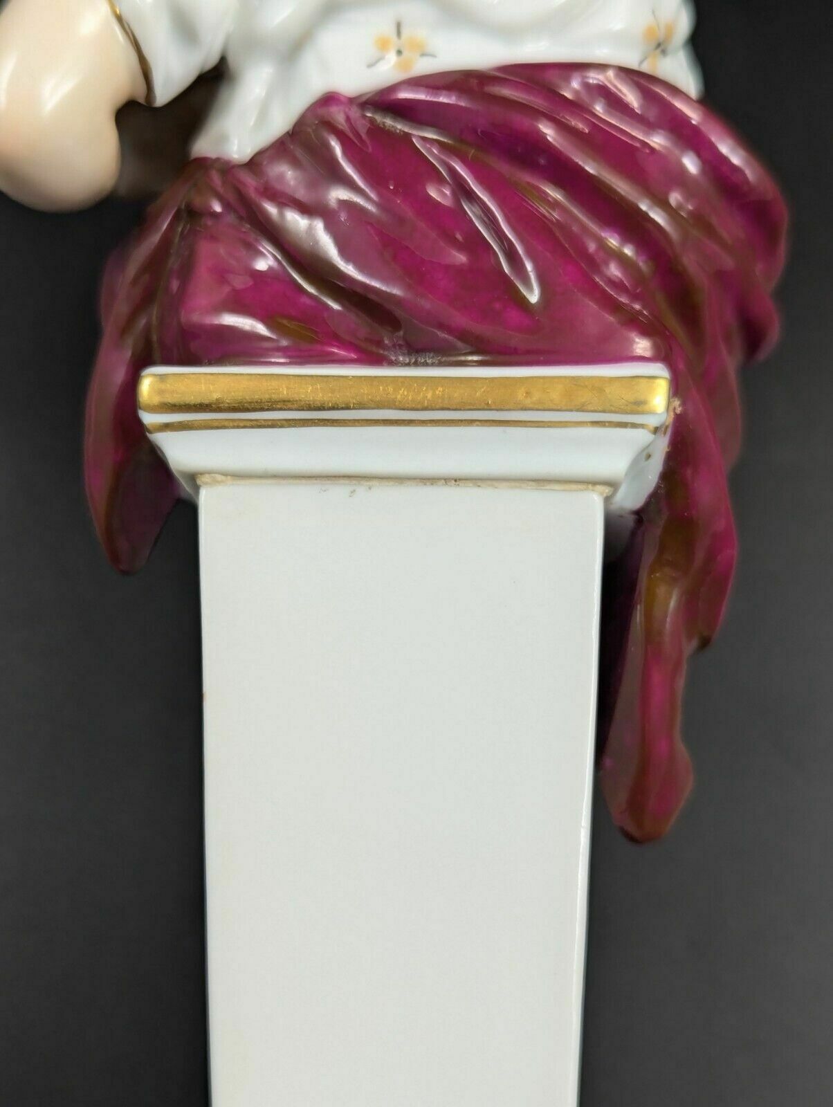 Home Decor Porcelain Figurines ‘Allegory Of Art’ By Achille Mollica, 19th Century photo