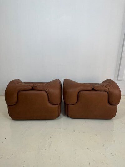 Confidential Armchair Attributed To Alberto Rosselli For Saporiti, Italy, 1970s, Set Of 2 photo buy