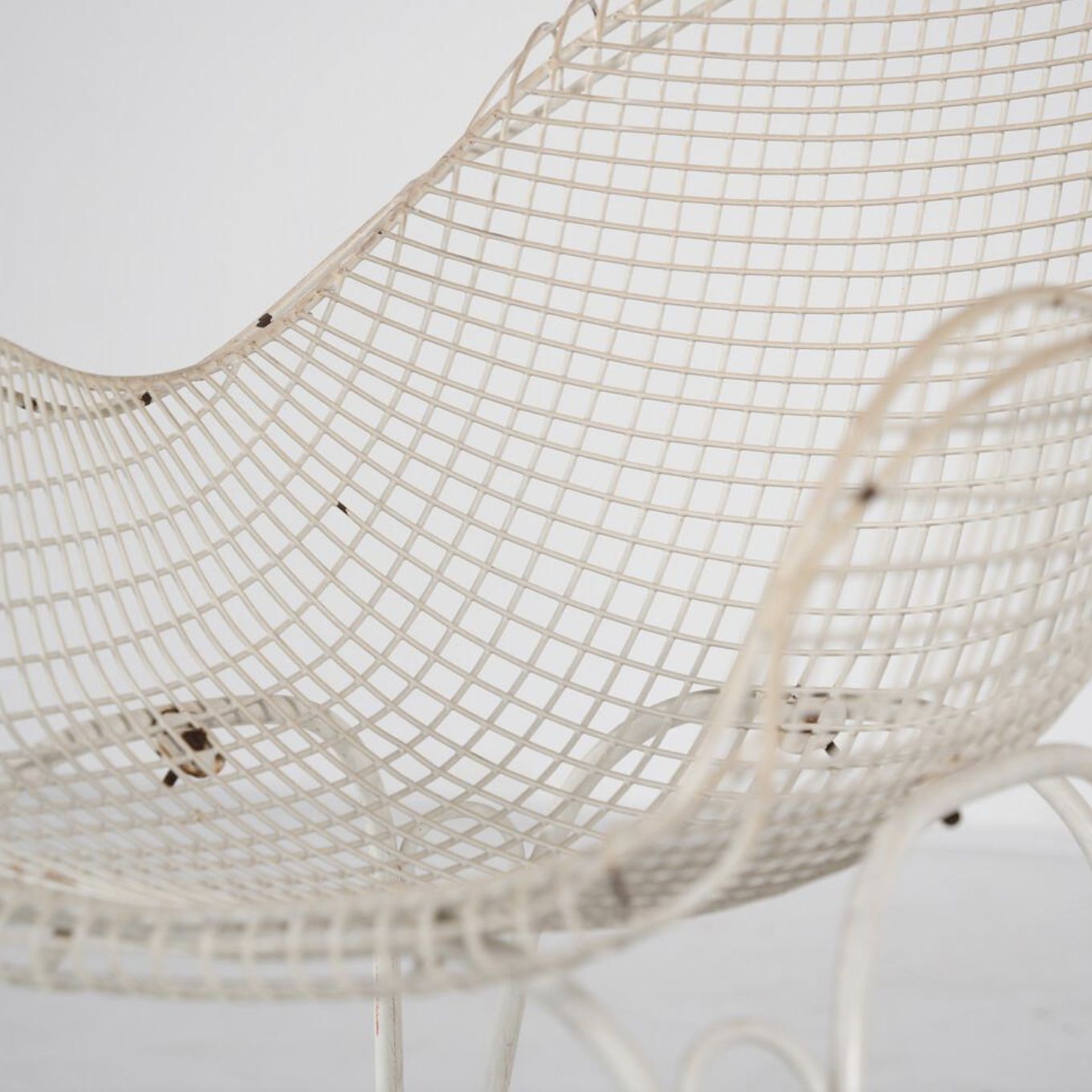 Mid Century Modern Set Of 8 Garden Chairs, Italy, 1950s photo Garden Furniture