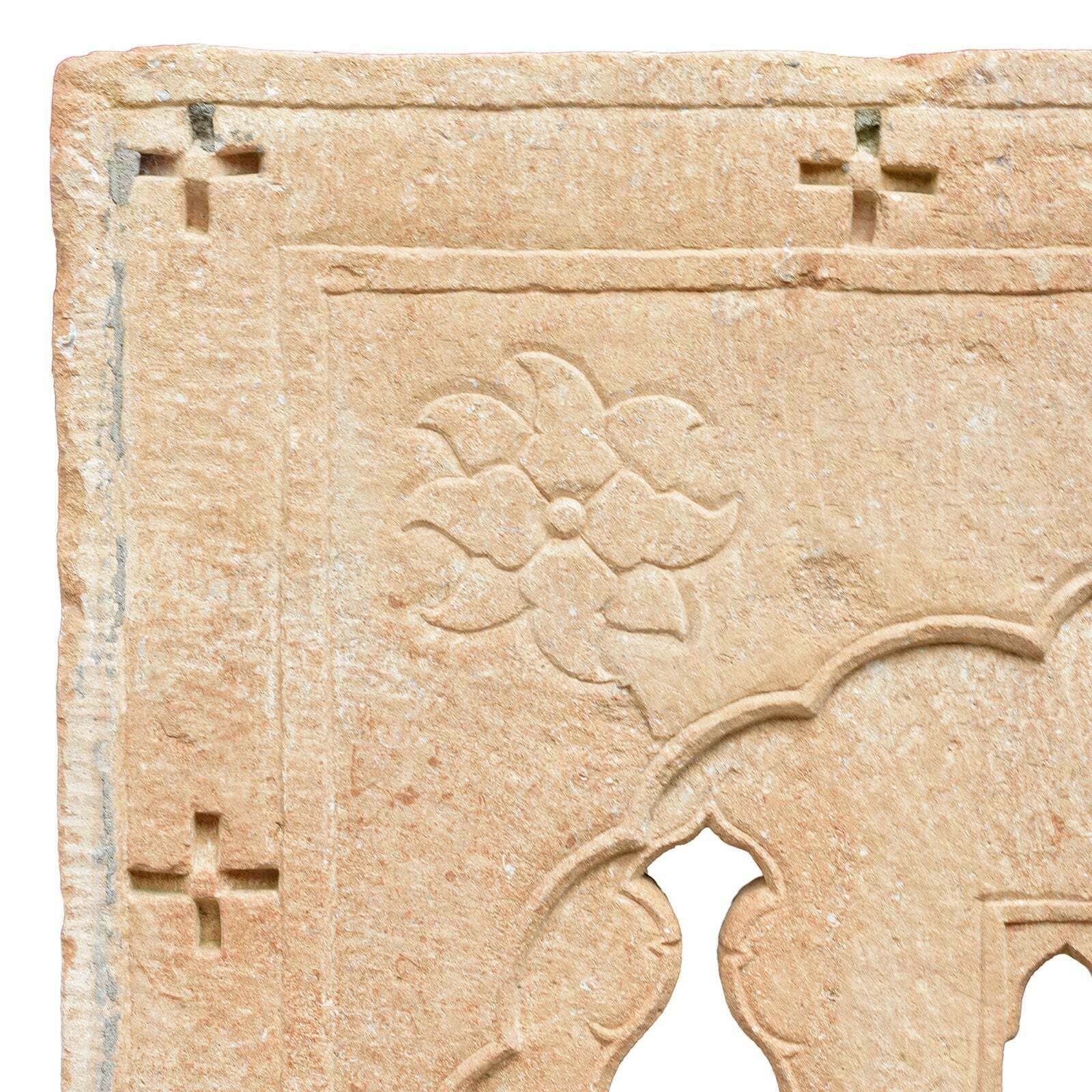 Antique Indian Mughal Stone Jharoka Panel 19th Century photo for sale