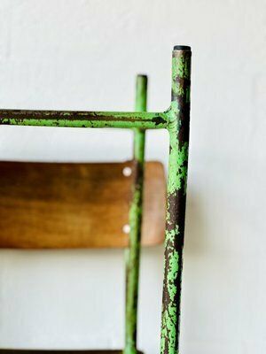photo for sale Industrial School Chairs, 1960s, Set Of 6