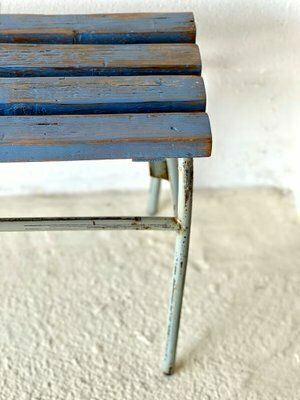 333.0 Industrial Blue Bench, 1960s photo
