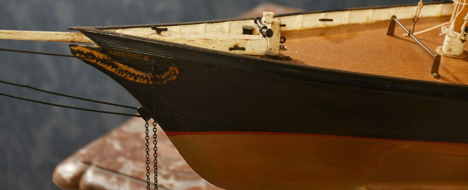 Model Of A Racing Yacht photo Home Decor