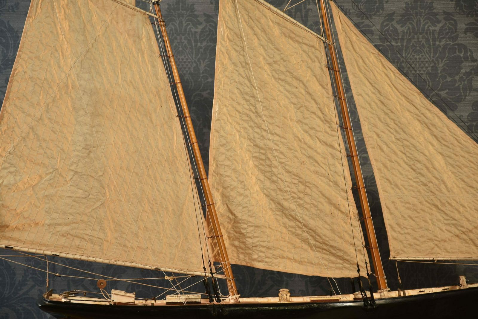 Model Of A Racing Yacht photo vintage