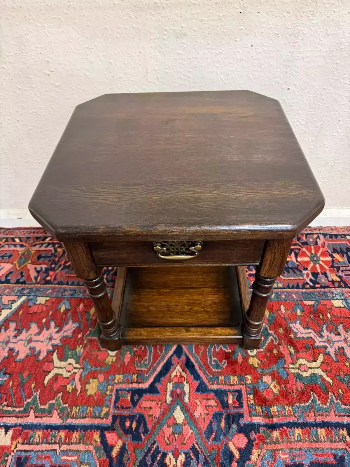 Outstanding Quality Oak End Table photo Furniture