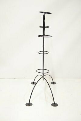 Mid Century Steel Flower Stand, 1960s photo furniture
