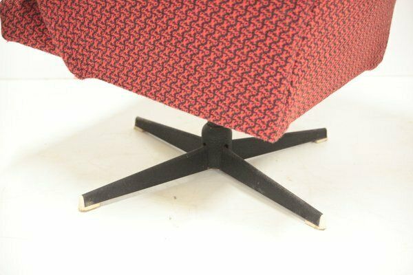Mid Century Swivel Armchair, Former Czechoslovakia, 1960s photo vintage