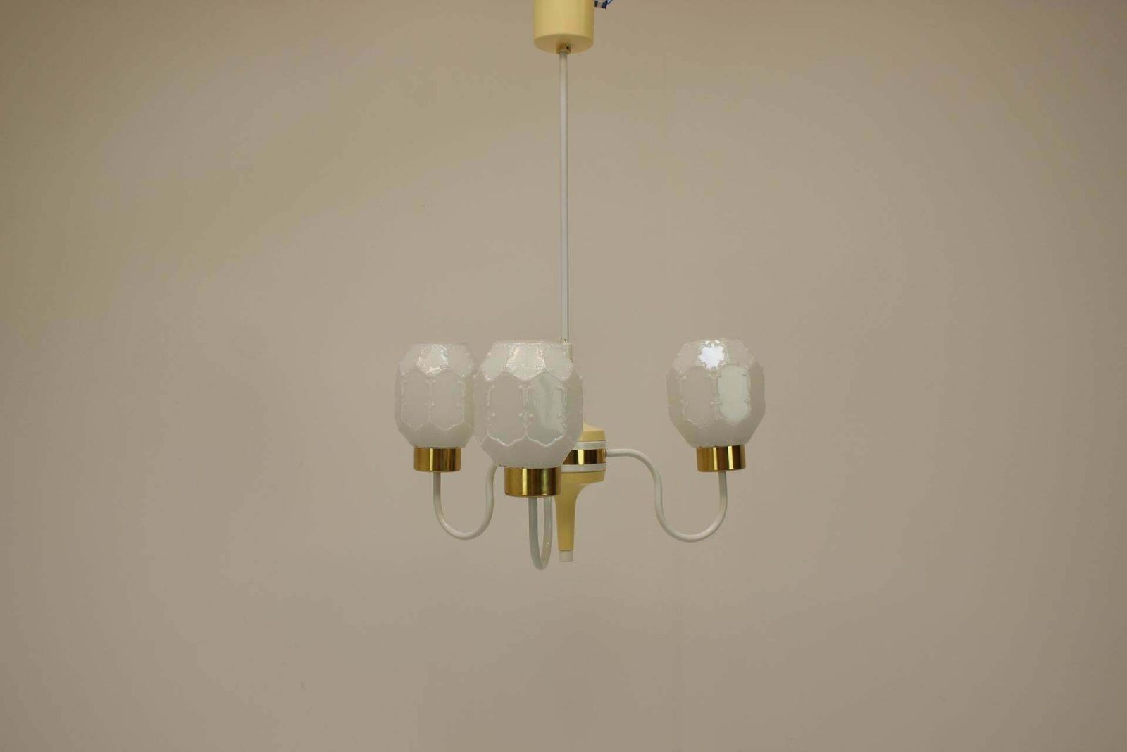 Mid Century Chandelier By Instala Jilove U Decina, 1970's, Czechoslovakia photo for sale