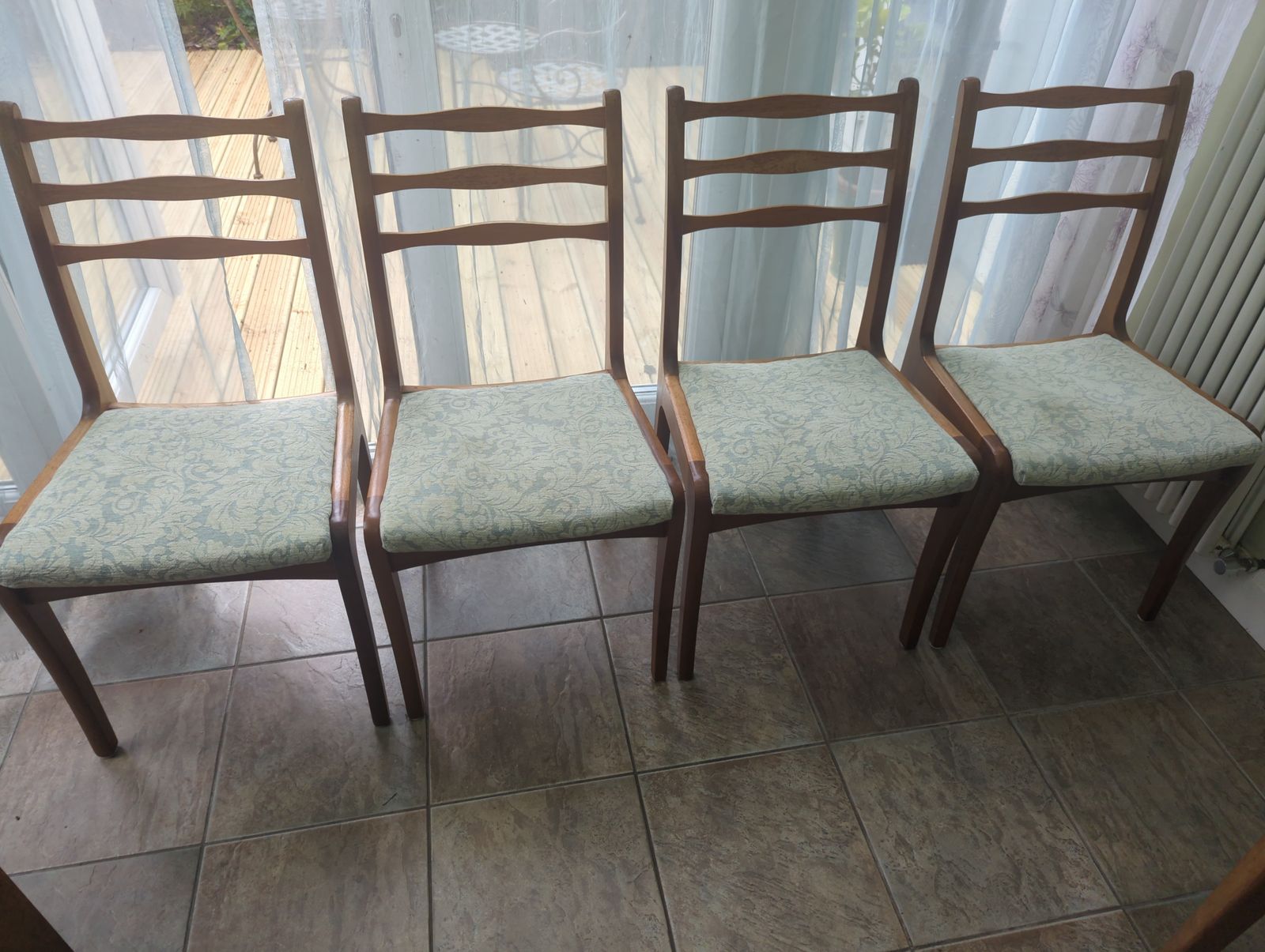 Vintage 1960   1970 S Form Teak Dining Chairs By Sutcliffe Of Todmorden
