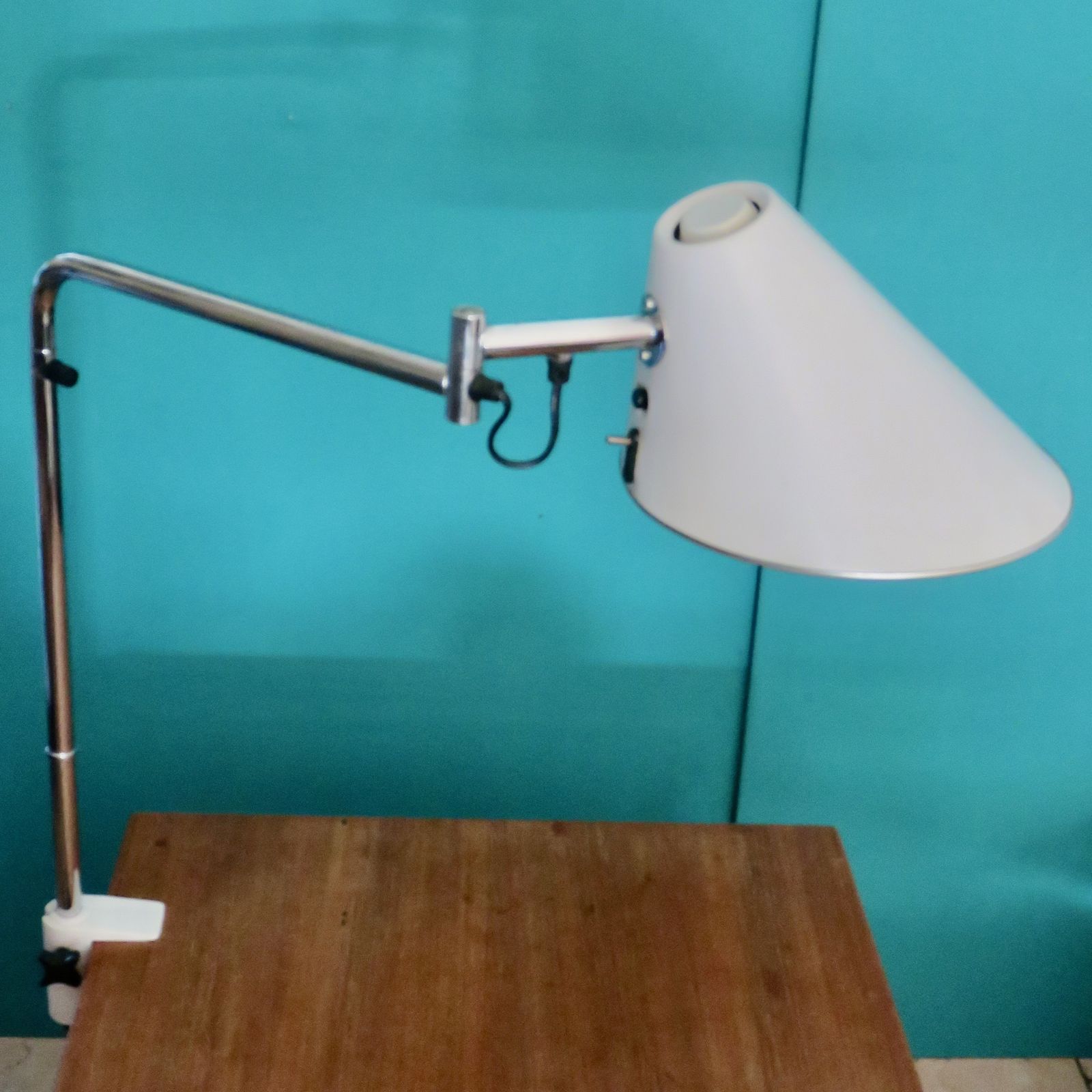Falkenbergs Belysning "Delux" Tall Desk Lamp With Articulated Arm photo for sale