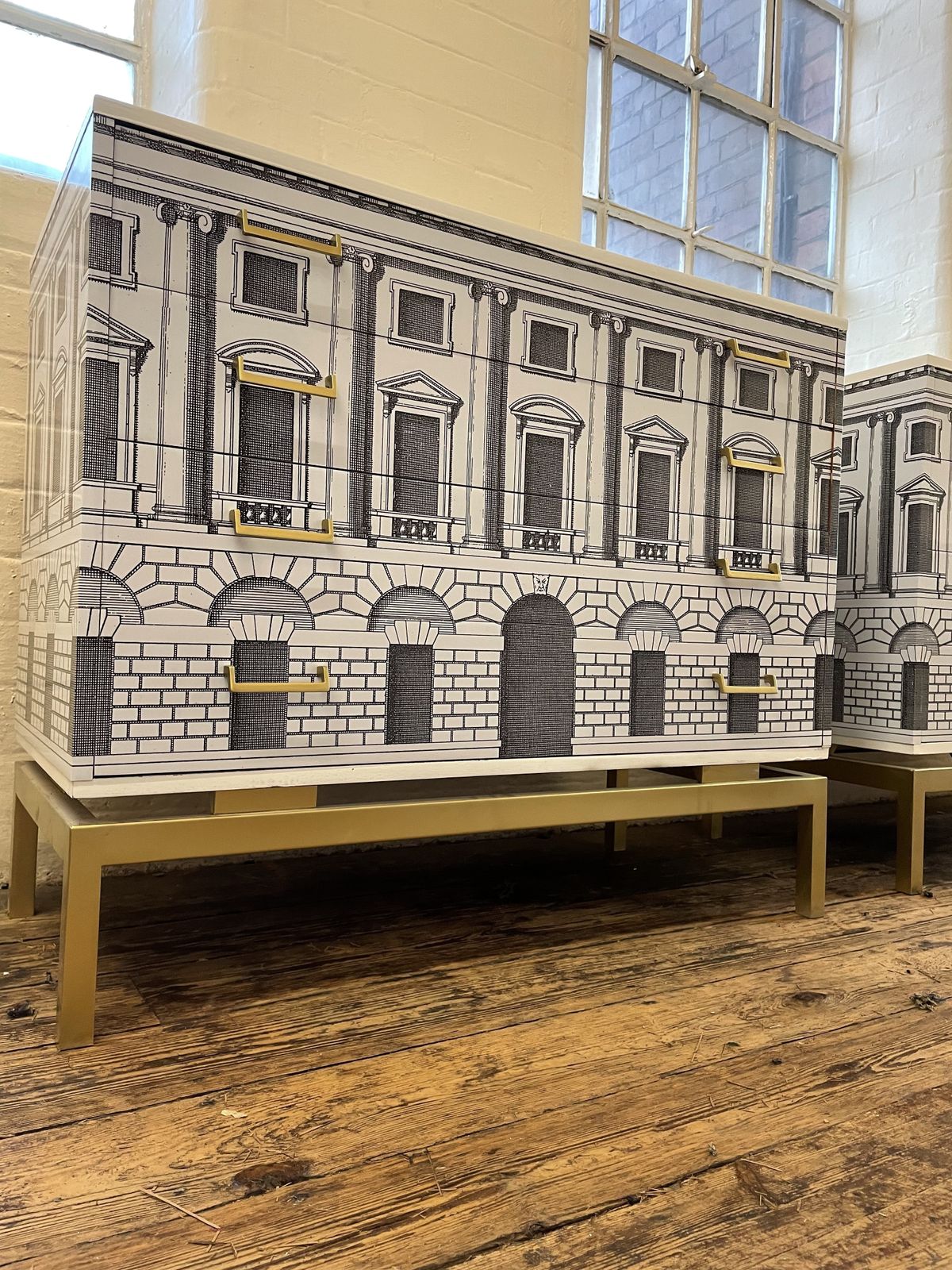 Vintage Chest Of Drawers In The Style Of Fornasetti 1950s 60s Italian photo Furniture