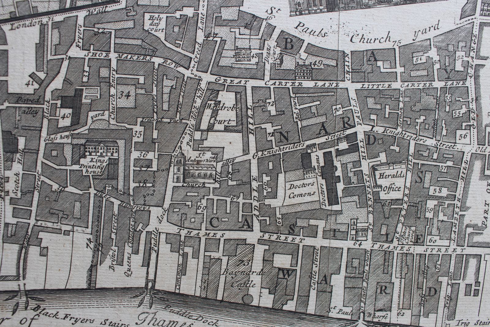 ‘The Wards Of Farington Within And Baynards Castle With Its Divisions Into Parishes, Taken From The Last Survey, With Corrections’ photo buy