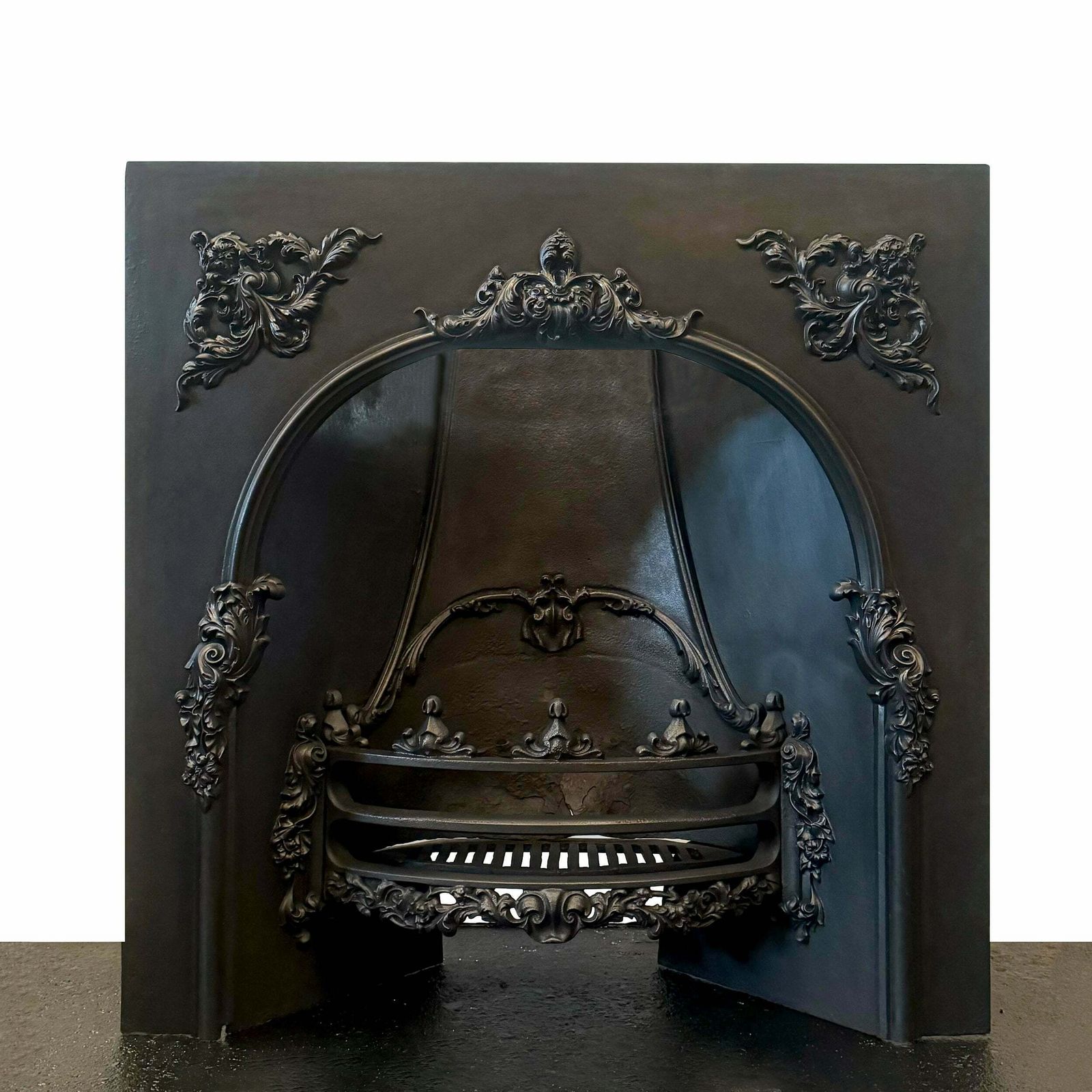 Antique Ornate Victorian Cast Iron Insert