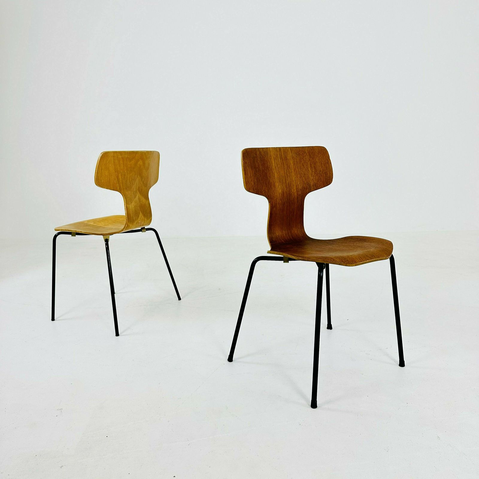 1 Of 2 Modell 3103 Hammer Chair By Arne Jacobsen For Fritz Hansen, Denmark , 1969