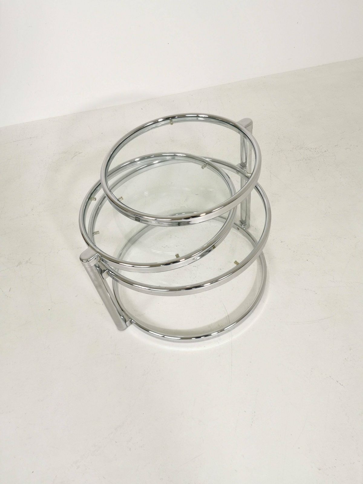 Bauhaus Mid Century Swivel Coffee Table In The Design Of Milo Baughman photo Furniture