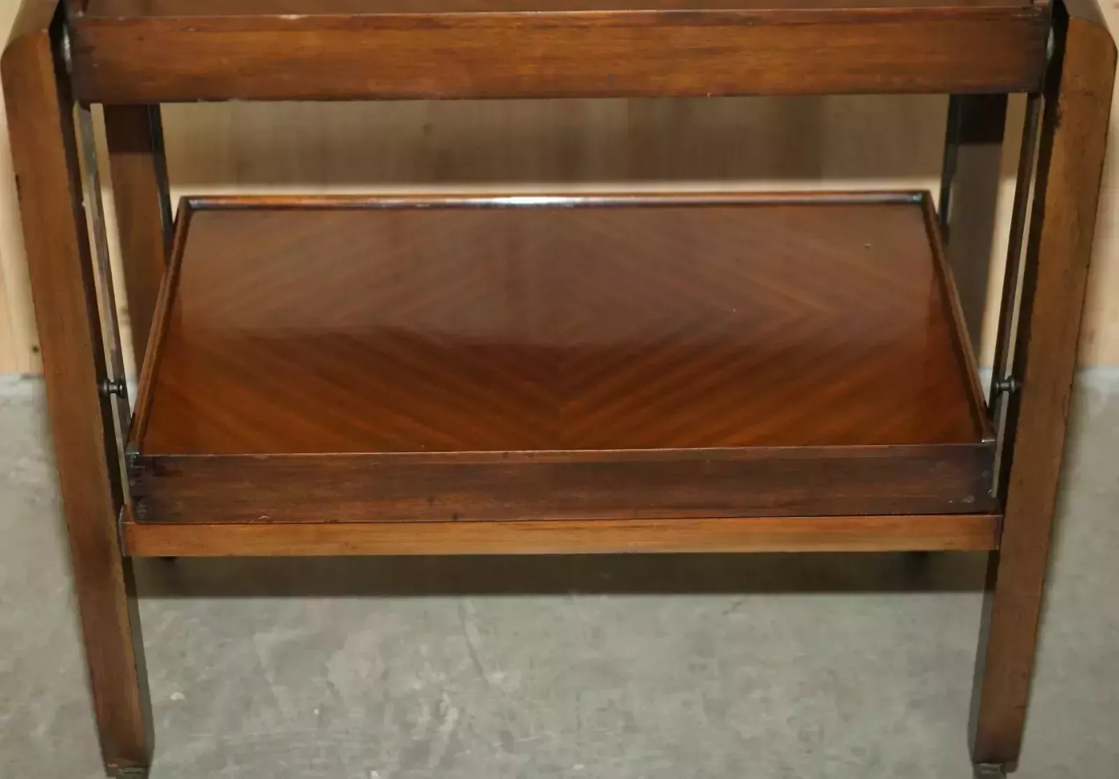 Stunning Antique Edwardian Bcm Adap Table Bakers Shelf Bookcase Occasional Table photo buy