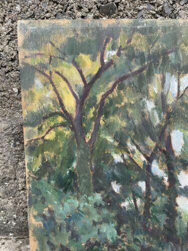 Denton Hawley Original Signed Seascape Oil On Board Painting Art Work photo vintage