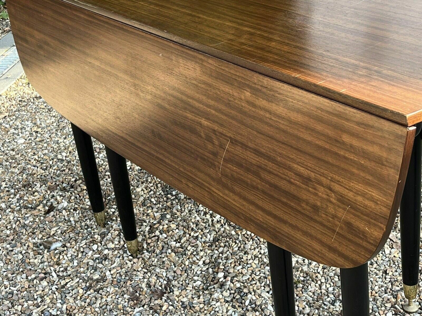 Furniture Mid Century G Plan Extending Dining Table & 4 Chairs photo