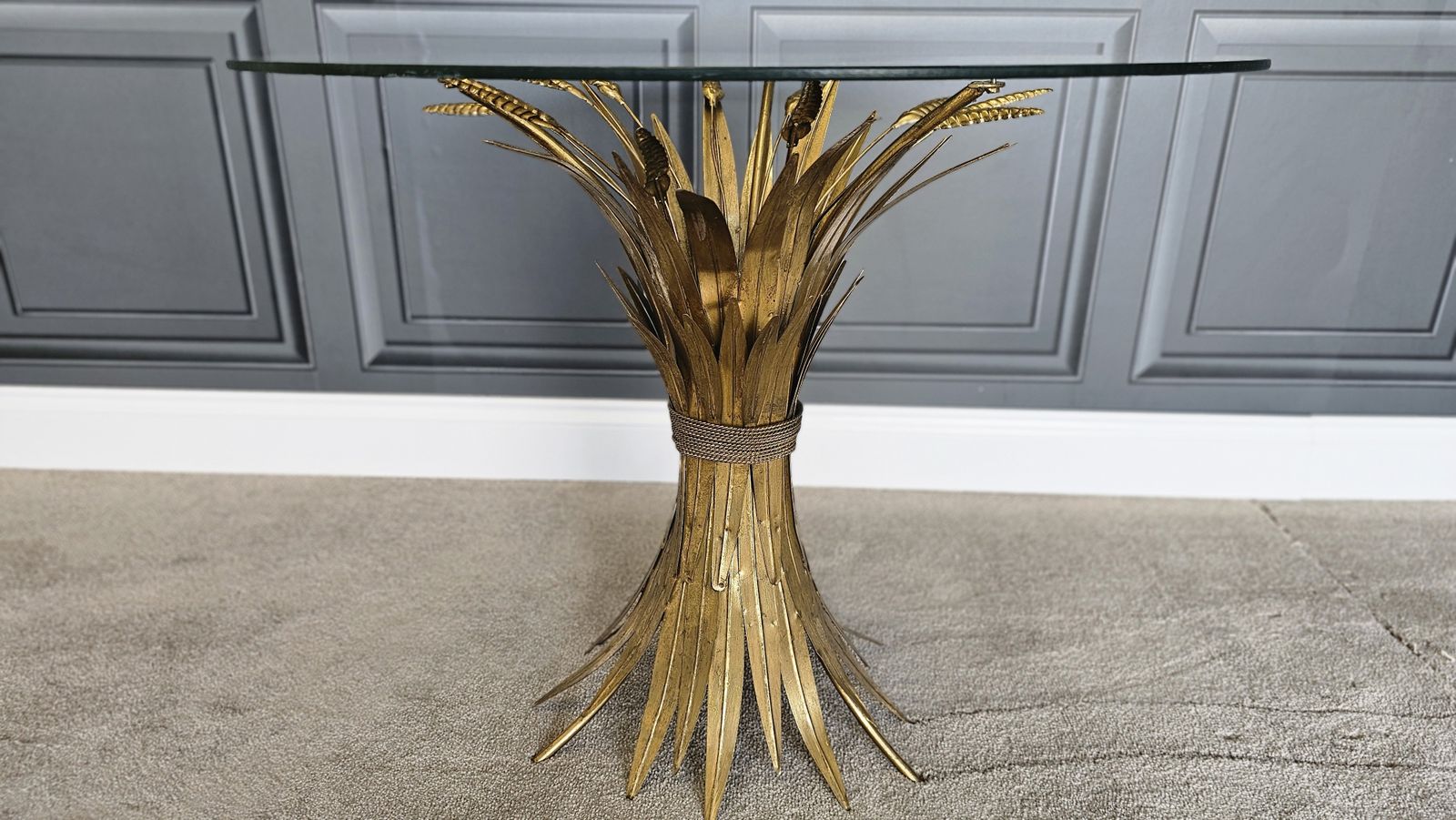 Sheaf Of Wheat Coffee Table  In Coco Chanel Style photo Furniture