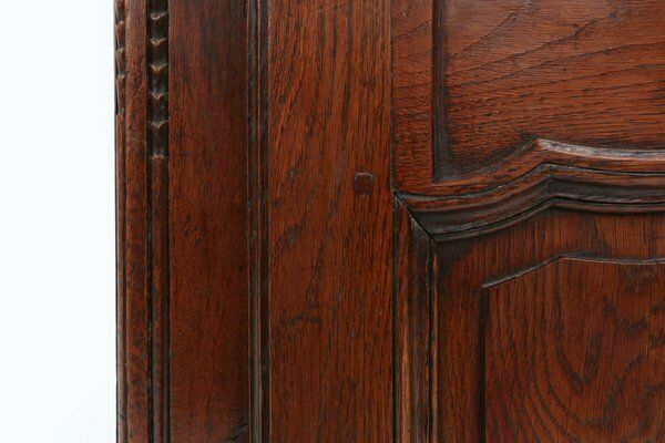 4043.0 Large Louis XVI French Carved Bridal Wardrobe, 1850s photo