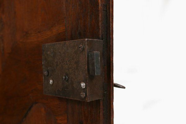 photo vintage Large Louis XVI French Carved Bridal Wardrobe, 1850s