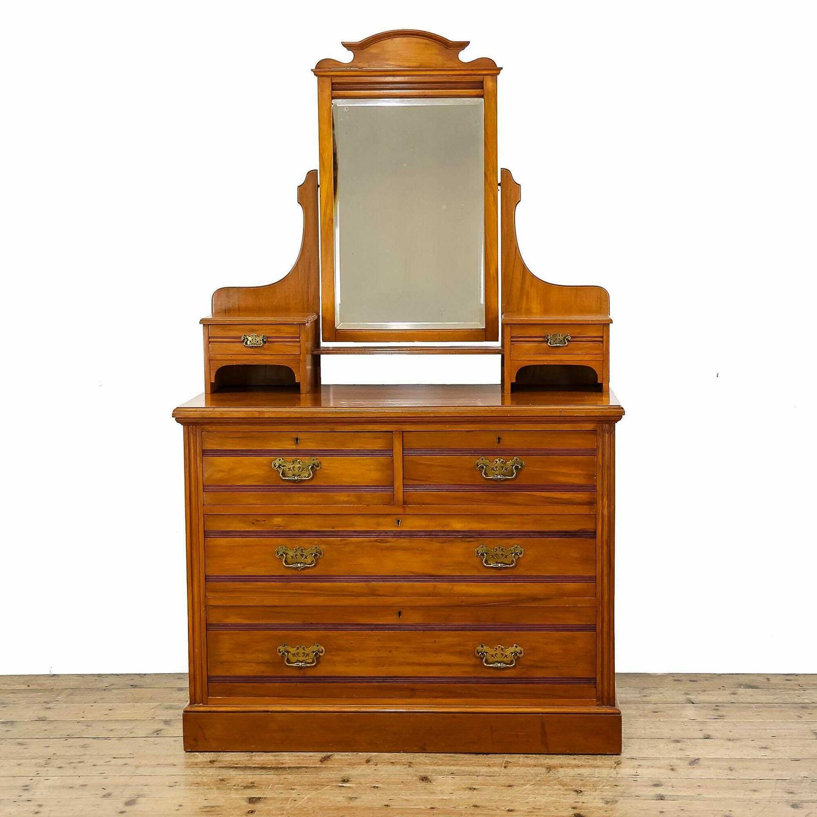 Antique Edwardian Dressing Table Chest Of Drawers | Dressing Room Furniture | Antique Storage | Dresser Tables (M 5564)