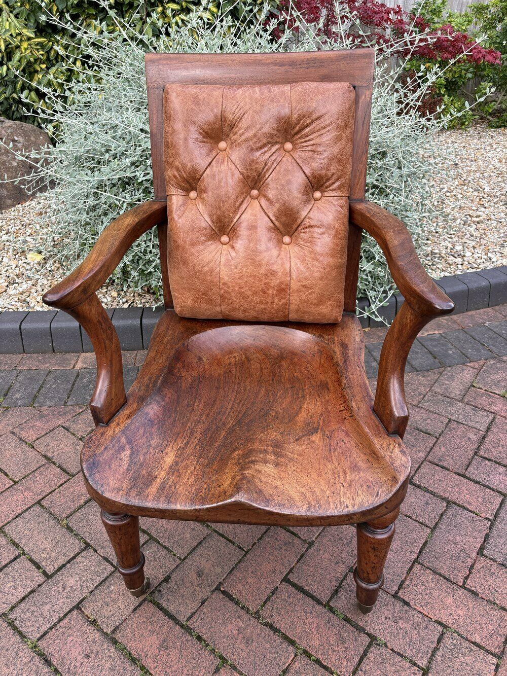 Heals Of London Mahogany Desk Chair C1884 photo furniture