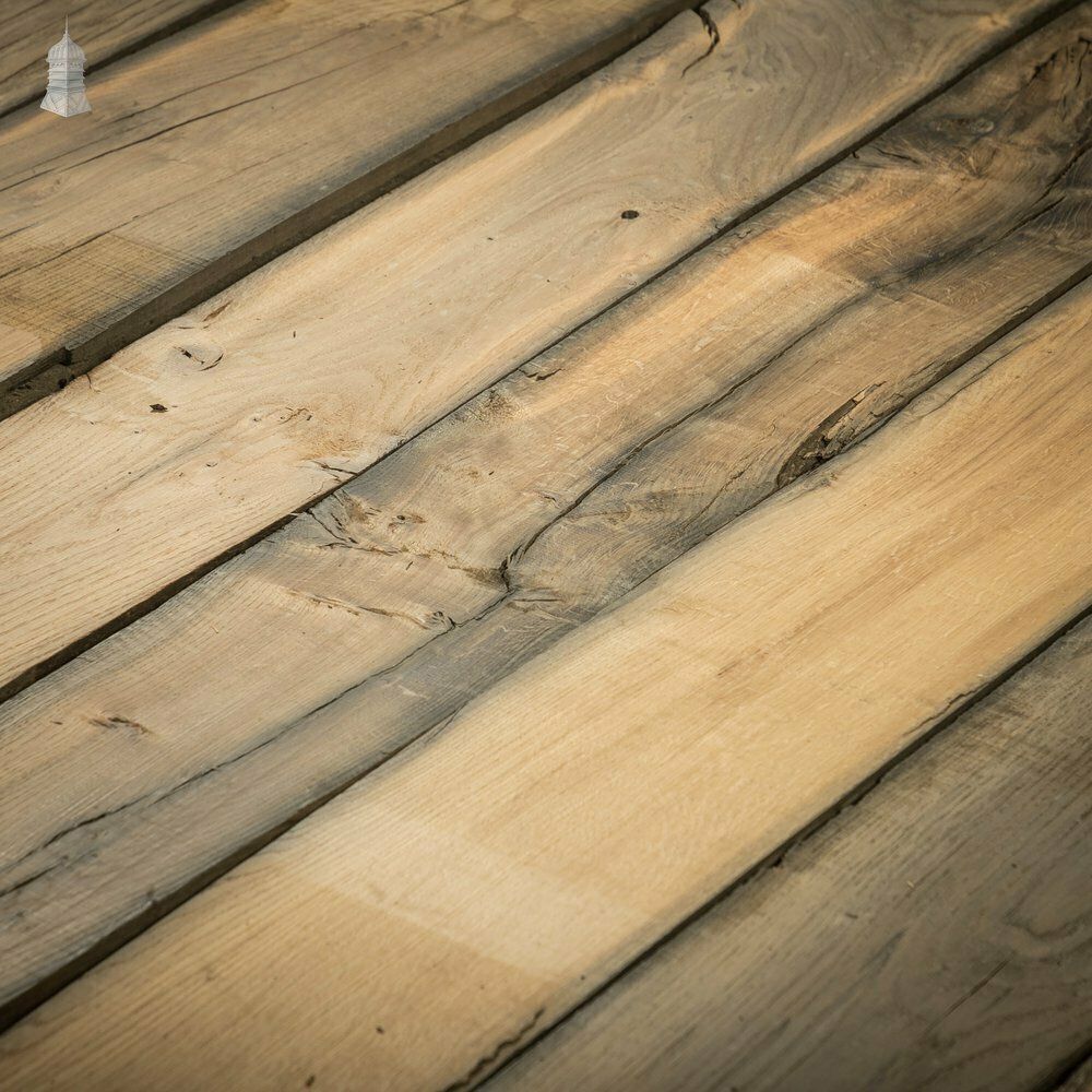 Bog Oak Boards, Batch Of 5.9 Square Metres photo vintage