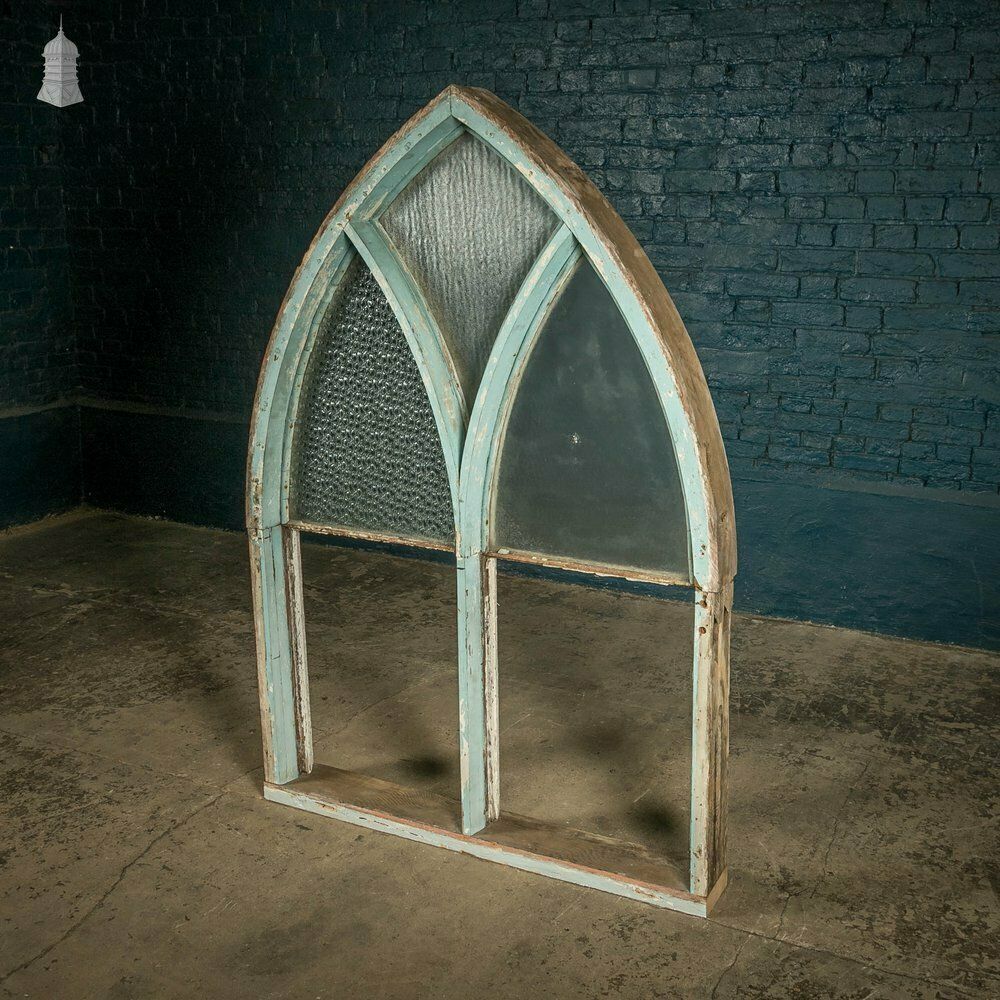Arch Top Window, Gothic Style With Textured Glass photo furniture