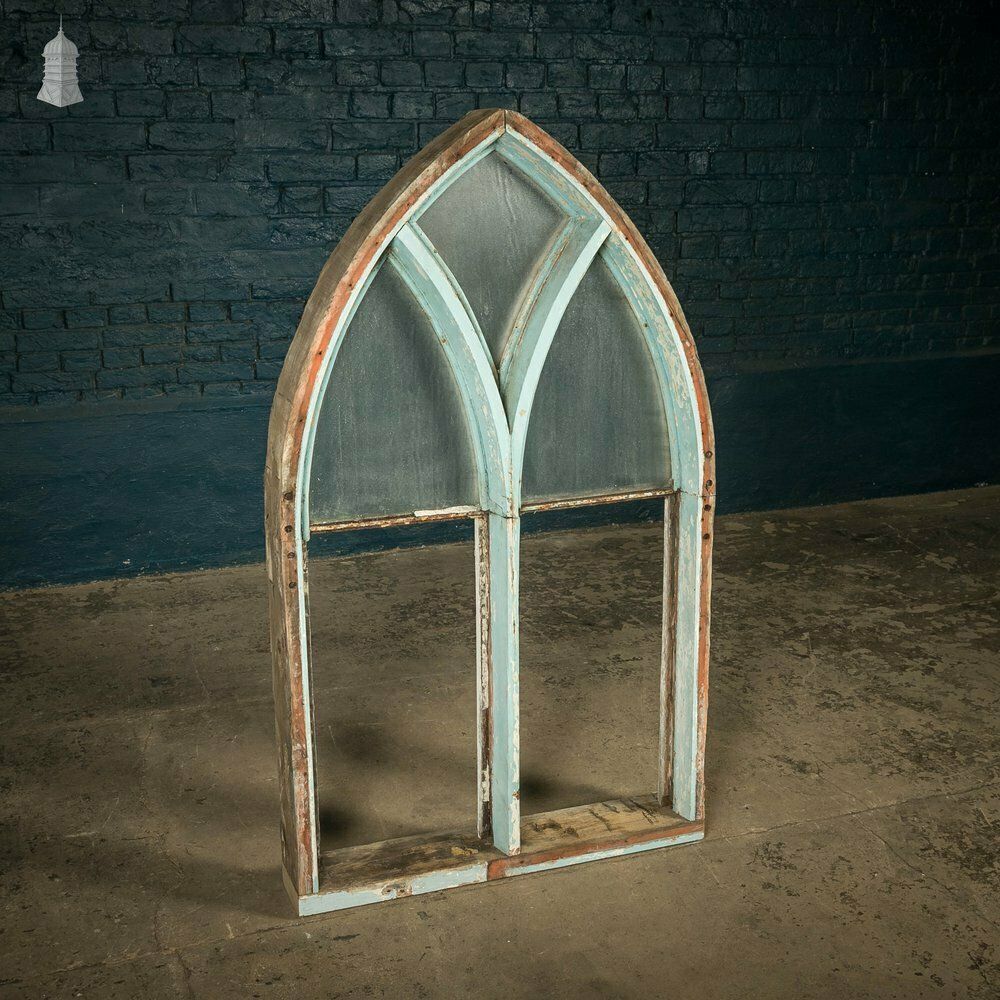 Arch Top Window, Gothic Style, Wooden Frame photo buy