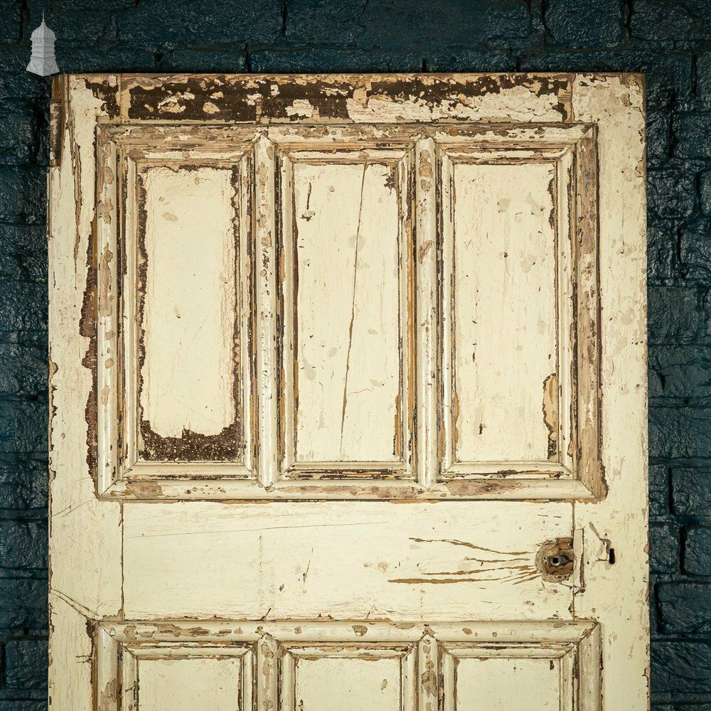 photo for sale Pine Paneled Door, Moulded 6 Panel