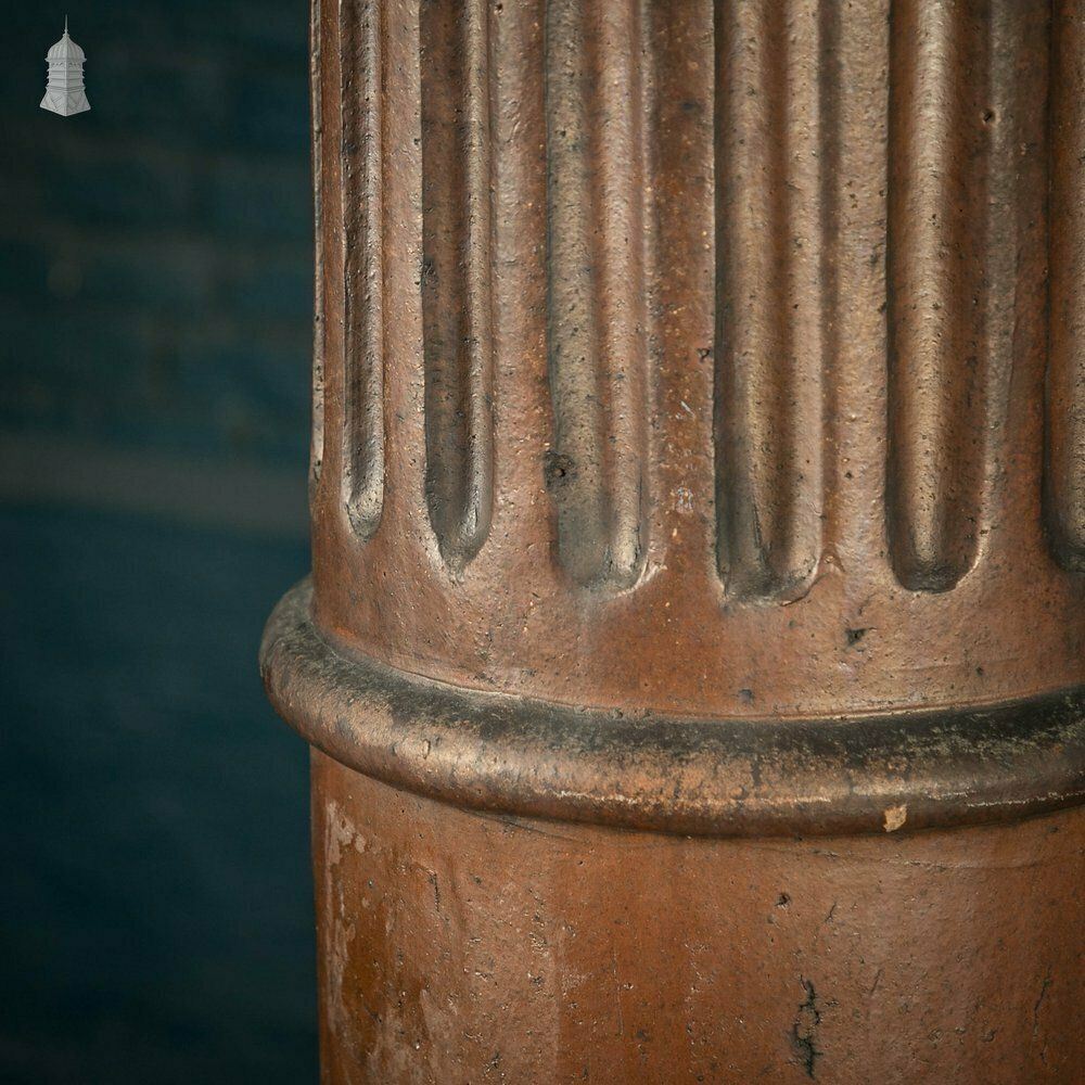 Long Tom Chimney Pot, Salt Glazed photo for sale