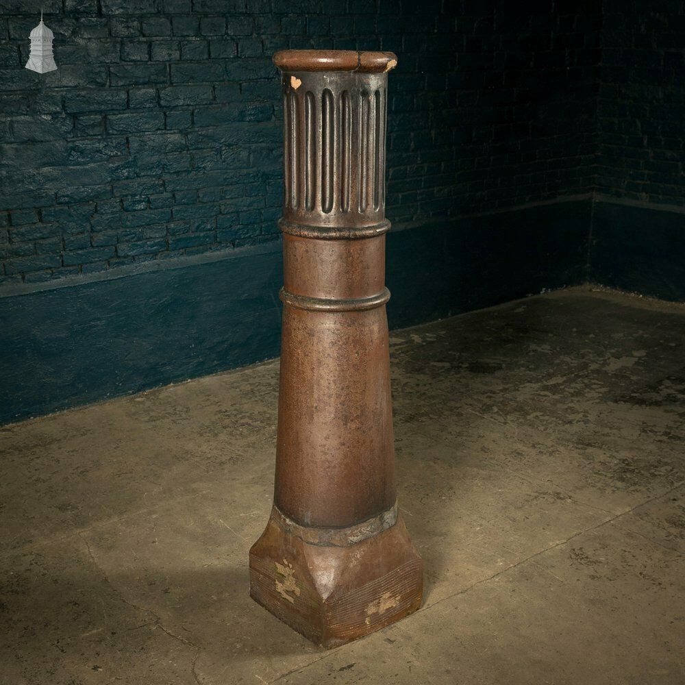 Garden Decor Long Tom Chimney Pot, Salt Glazed photo