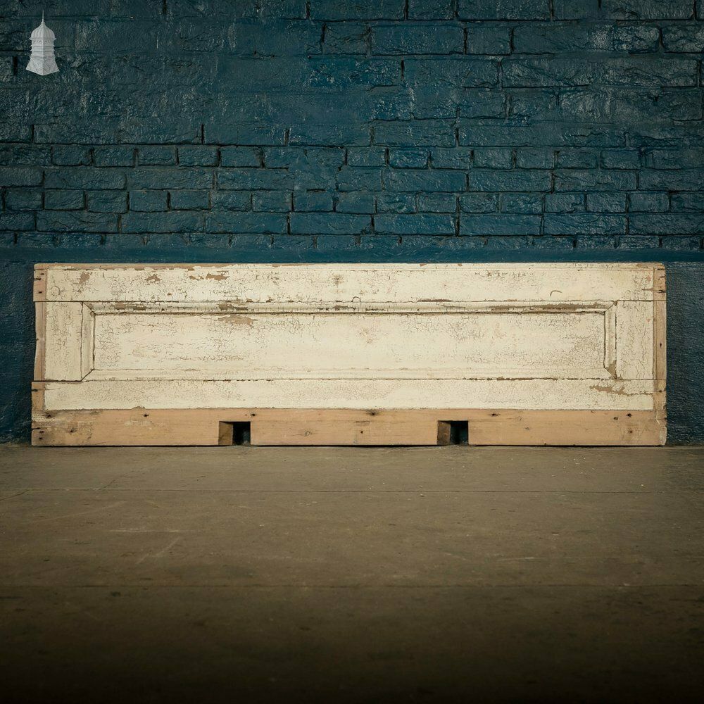Moulded Pine Panelling, Distressed White Paint Finish photo buy