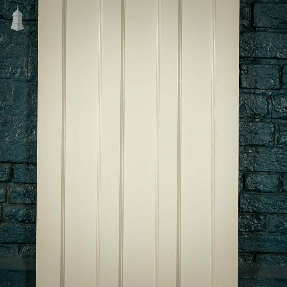 174.0 Half Glazed Door, 4 Panel White Painted photo