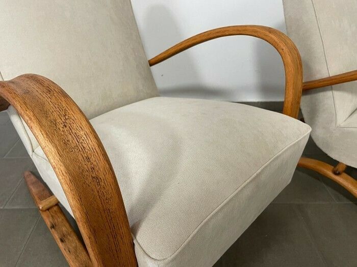 Set Of Armchairs Halabala   H269 photo vintage