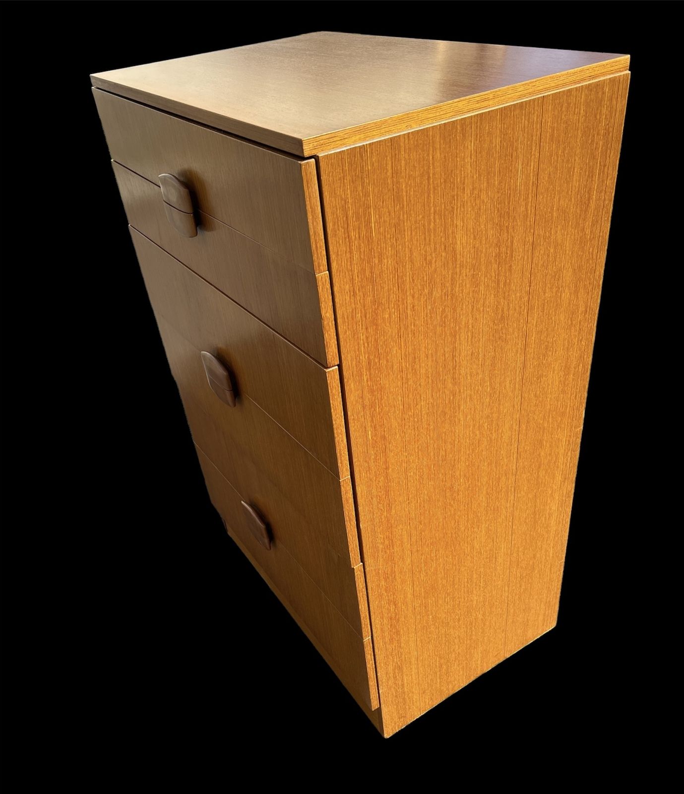 Mid Century Teak Tallboy By Stonehill  6 Graduated Drawers photo furniture