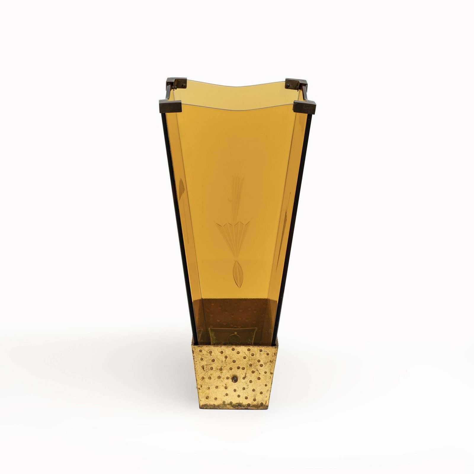 Attributed Pierluigi Colli Midcentury Modern Glass Umbrella Stand By Cristal Art photo 1891.0