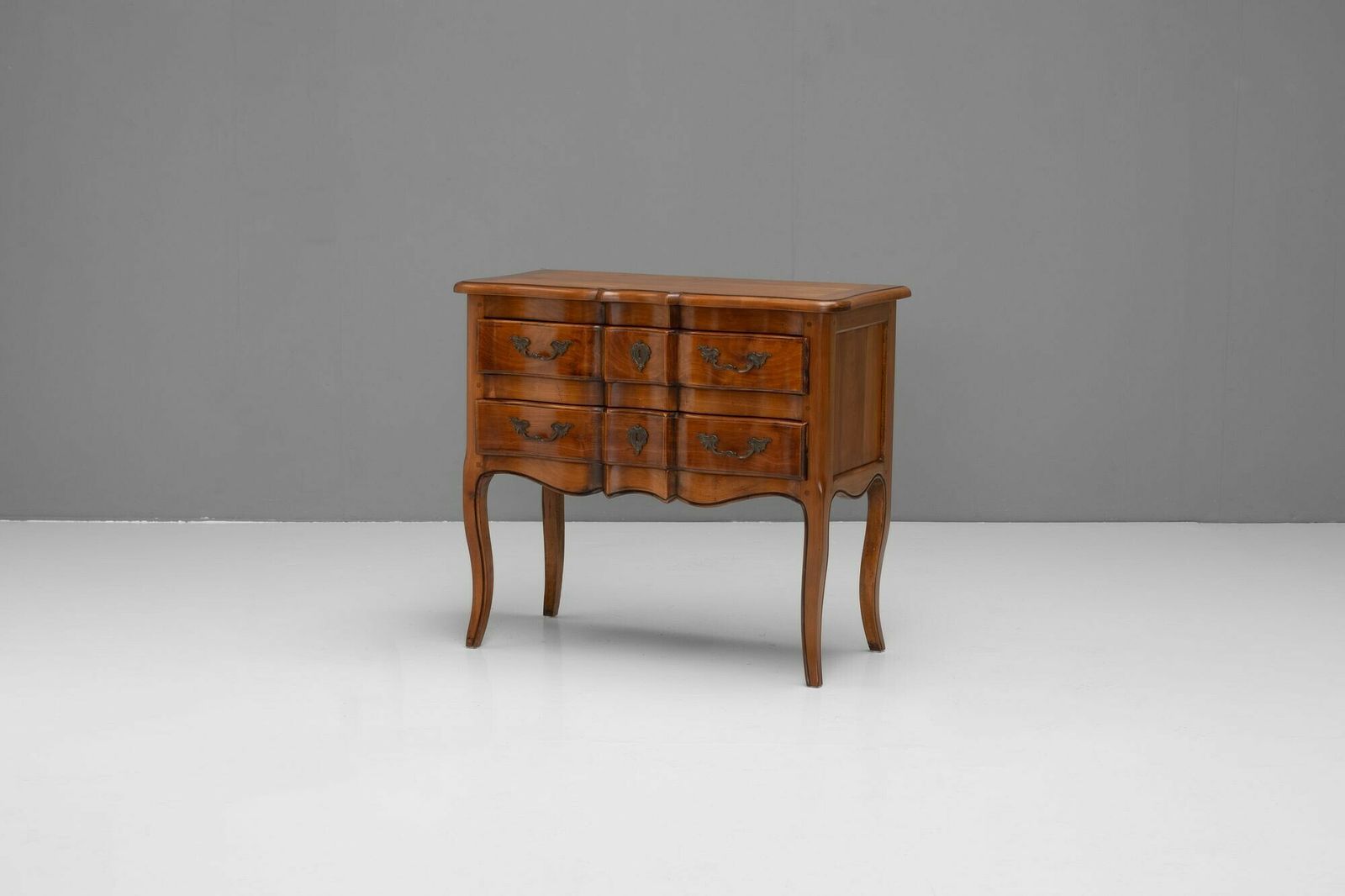 Two Drawer Chest, 1940s, Cherry Wood