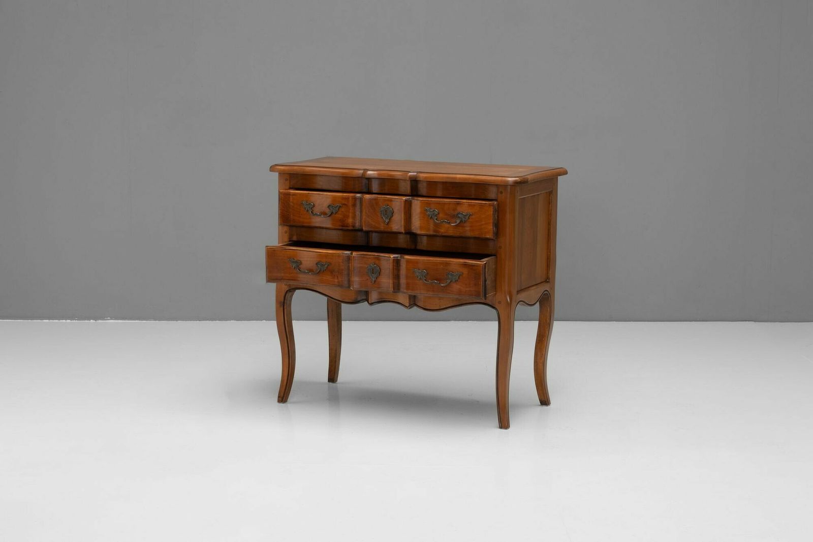 Two Drawer Chest, 1940s, Cherry Wood photo furniture