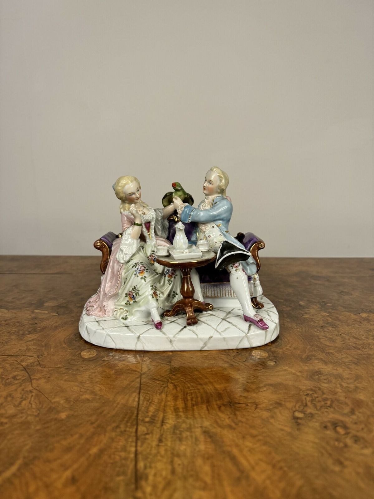 Victorian Continental Porcelain Figural Group photo 395.0