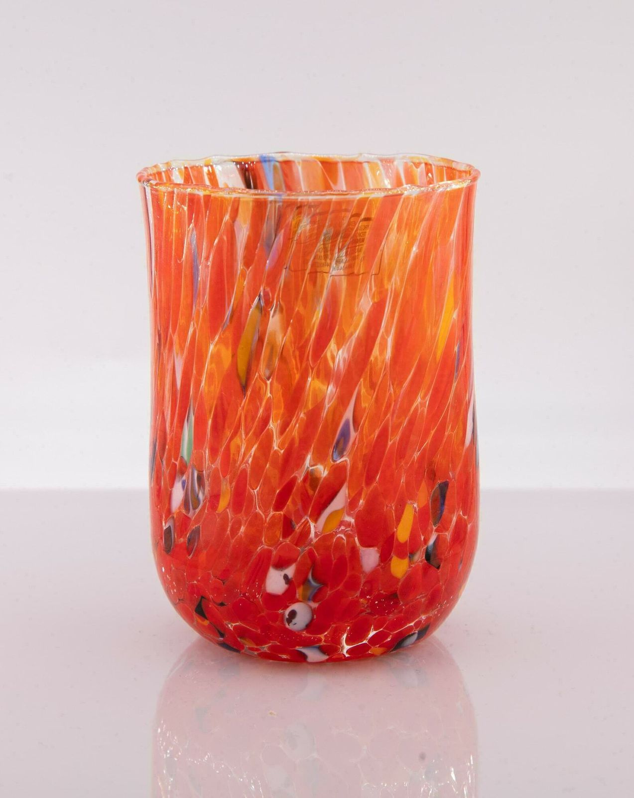 Panama City, Set Of 6 Murano Drink\Water Glasses Color "Multicolor" Handmade, Murano Glass, Made In Italy photo buy