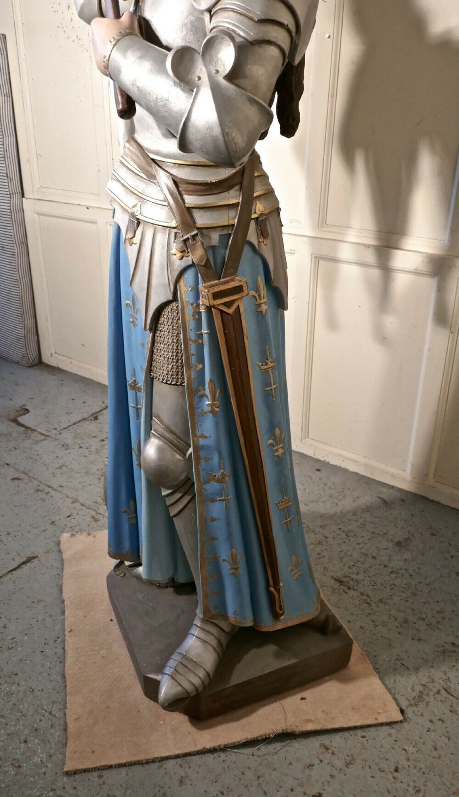 Saint Joan Of Arc Statue From A France, Signed Rouillard Angers photo vinterior