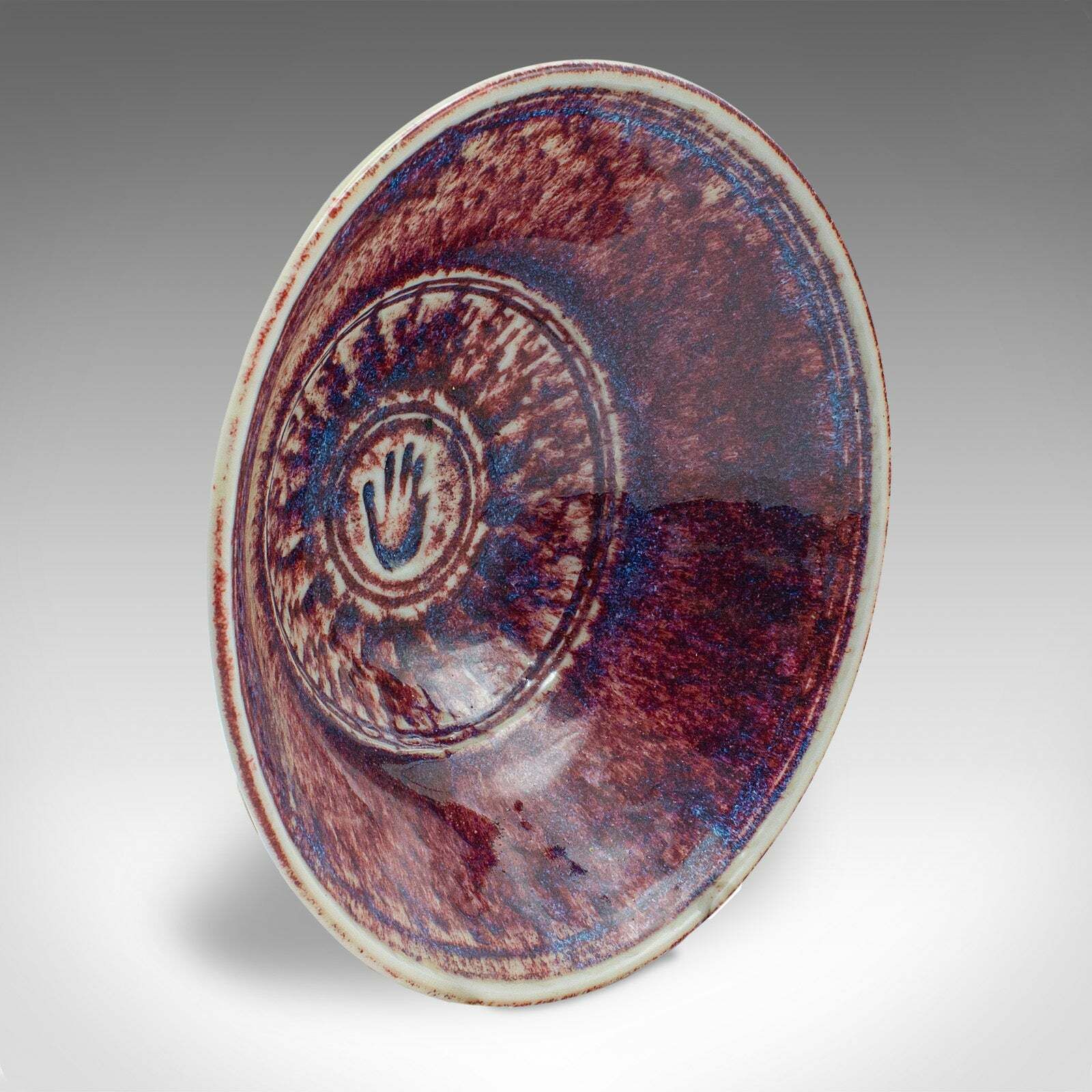 Contemporary Potpourri Bowl, English, Art Ceramic, Serving Dish, Studio Pottery photo vinterior