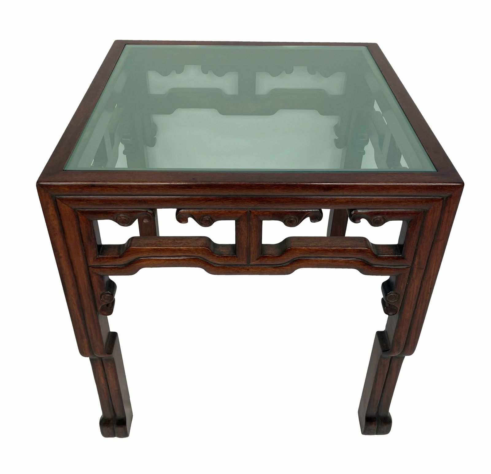 A Pair Of Mid Century Chinese Side Tables photo furniture