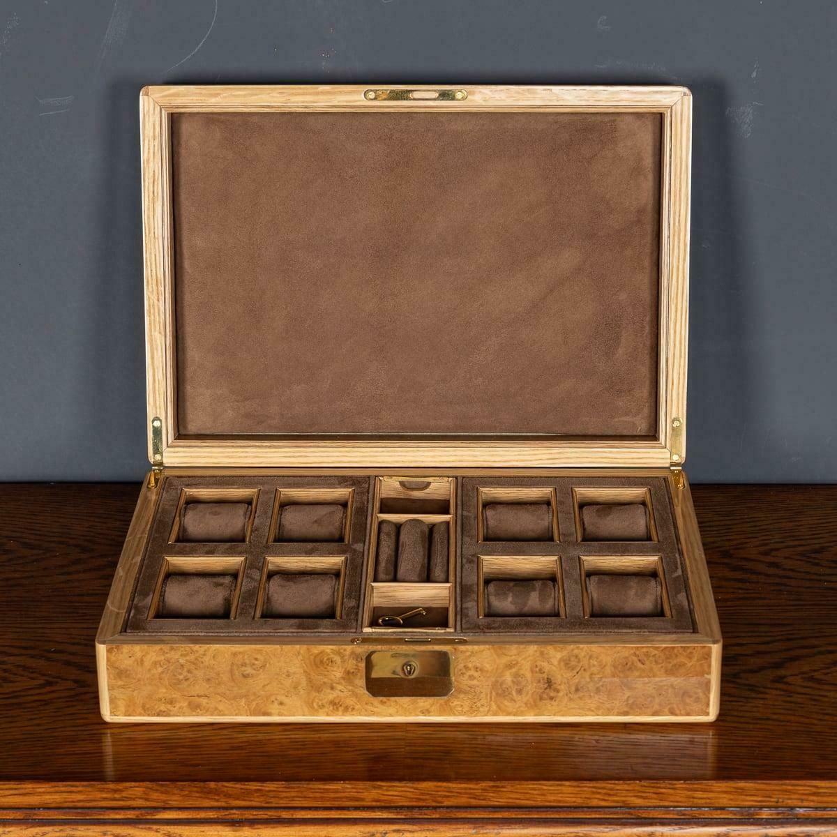 Contemporary Watch & Jewellery Box Made In Pollard Oak photo vintage