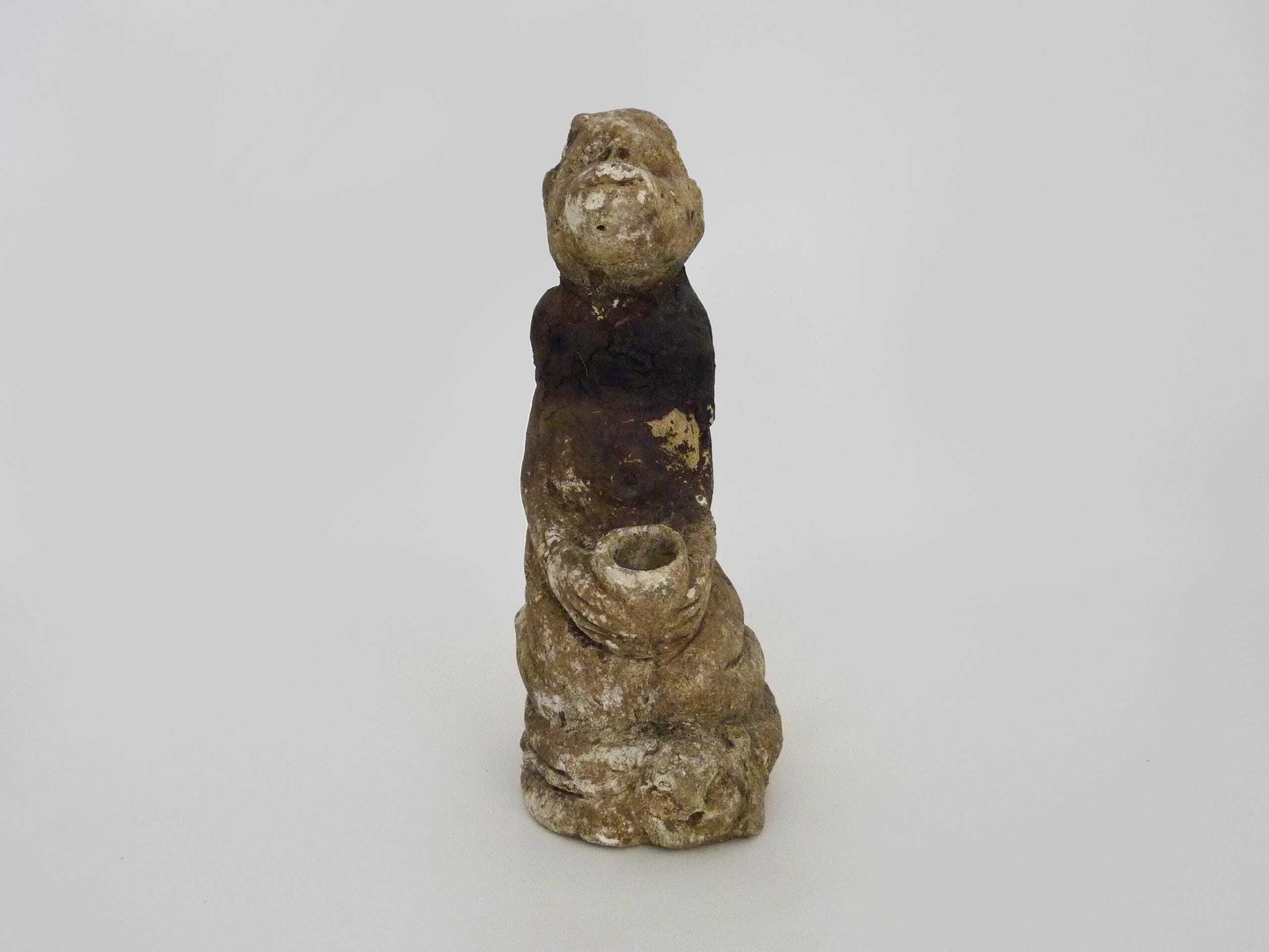 Old Anthropomorphic Stone Sculpture From Papua New Guinea Oceania. Ritual Stone 19th photo buy
