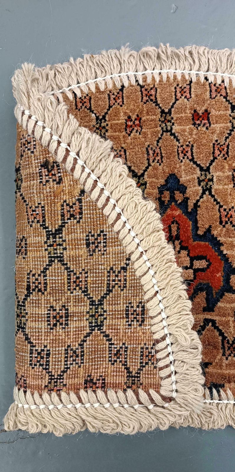 Handmade Rug Doormat Brown Rug Half Circular Interior Carpet Mat Entrance Way photo 170.0