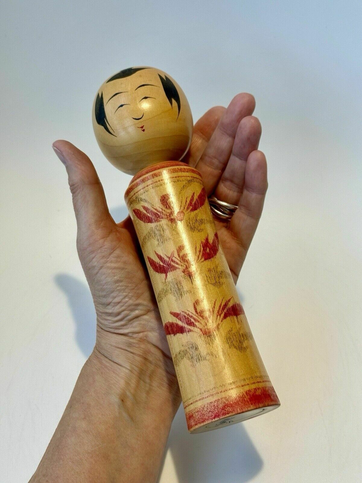 Vintage Kokeshi Doll, Naruko Kei, Miyagi Prefecture, By Takahashi Takeo photo buy